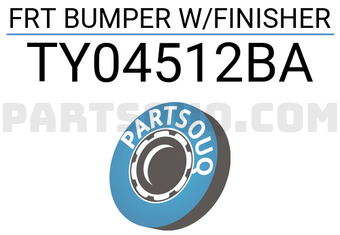 Tong yang TY04512BA FRT BUMPER W/FINISHER