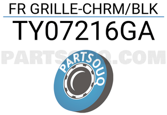 Tong yang TY07216GA FR GRILLE-CHRM/BLK