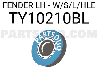 Tong yang TY10210BL FENDER LH - W/S/L/HLE