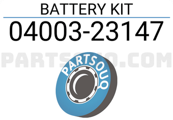 Toyota 0400323147 BATTERY KIT
