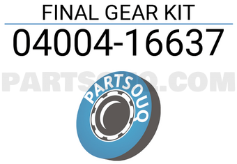 Toyota 0400416637 FINAL GEAR KIT