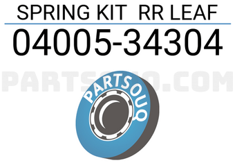 Toyota 0400534304 SPRING KIT RR LEAF