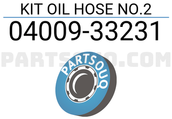 Toyota 0400933231 KIT OIL HOSE NO.2