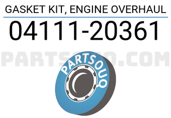 Toyota 0411120361 GASKET KIT, ENGINE OVERHAUL