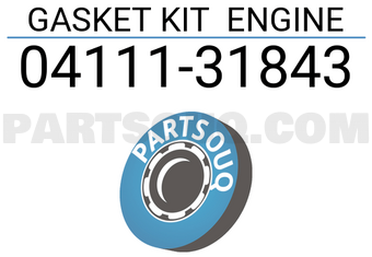 Toyota 0411131843 GASKET KIT ENGINE