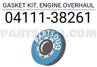 Toyota 0411138261 GASKET KIT, ENGINE OVERHAUL