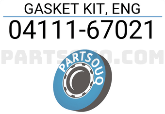 Toyota 0411167021 GASKET KIT, ENG