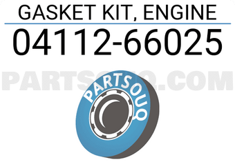 Toyota 0411266025 GASKET KIT, ENGINE