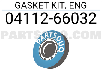 Toyota 0411266032 GASKET KIT, ENG