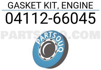 Toyota 0411266045 GASKET KIT, ENGINE