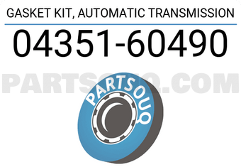 Toyota 0435160490 GASKET KIT, AUTOMATIC TRANSMISSION