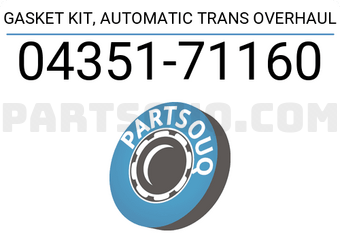 Toyota 0435171160 GASKET KIT, AUTOMATIC TRANS OVERHAUL