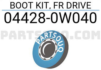 Toyota 044280W040 BOOT KIT, FR DRIVE