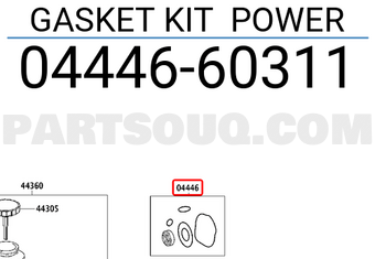 Toyota 0444660311 GASKET KIT POWER