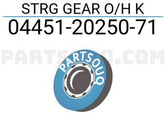 Toyota 044512025071 STRG GEAR O/H K