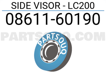 Toyota 0861160190 SIDE VISOR - LC200