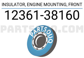 Toyota 1236138160 INSULATOR, ENGINE MOUNTING, FRONT
