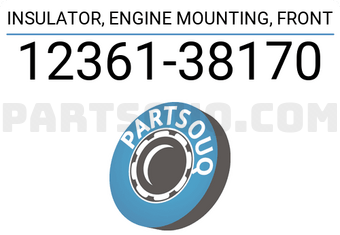Toyota 1236138170 INSULATOR, ENGINE MOUNTING, FRONT