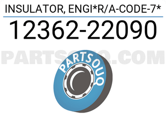 Toyota 1236222090 INSULATOR, ENGI*R/A-CODE-7*