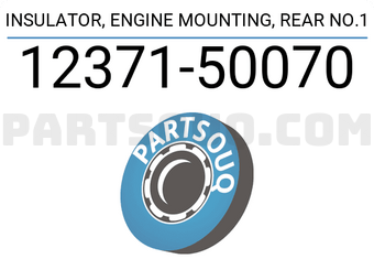 Toyota 1237150070 INSULATOR, ENGINE MOUNTING, REAR NO.1