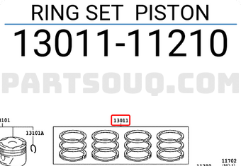 Toyota 1301111210 RING SET PISTON