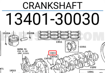 Toyota 1340130030 CRANKSHAFT