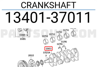 Toyota 1340137011 CRANKSHAFT