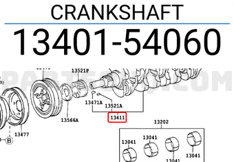 Toyota 1340154060 CRANKSHAFT