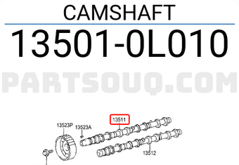 Toyota 135010L010 CAMSHAFT