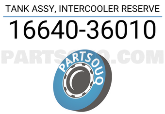 Toyota 1664036010 TANK ASSY, INTERCOOLER RESERVE