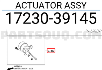 Toyota 1723039145 ACTUATOR ASSY