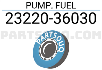 Toyota 2322036030 PUMP, FUEL
