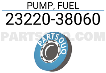 Toyota 2322038060 PUMP, FUEL
