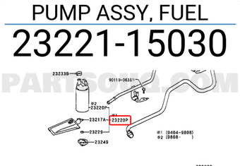 Toyota 2322115030 PUMP ASSY, FUEL
