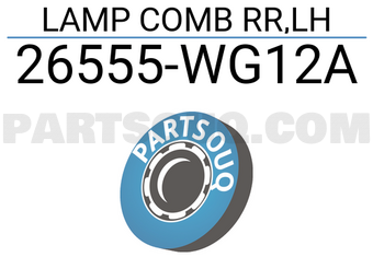 Toyota 26555WG12A LAMP COMB RR,LH