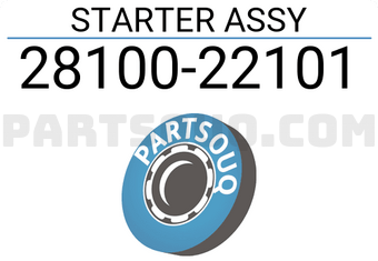 Toyota 2810022101 STARTER ASSY