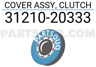 Toyota 3121020333 COVER ASSY, CLUTCH