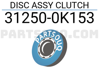 Toyota 312500K153 DISC ASSY CLUTCH