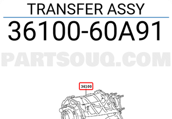 Toyota 3610060A91 TRANSFER ASSY