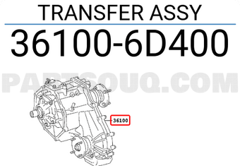 Toyota 361006D400 TRANSFER ASSY