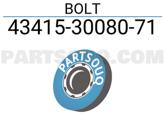 Toyota 434153008071 BOLT