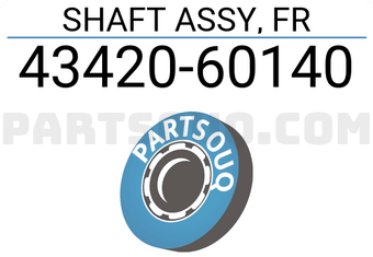 Toyota 4342060140 SHAFT ASSY, FR