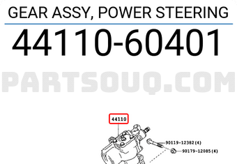 Toyota 4411060401 GEAR ASSY, POWER STEERING
