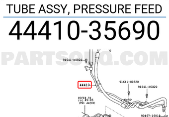 Toyota 4441035690 TUBE ASSY, PRESSURE FEED
