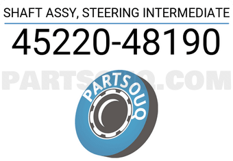 Toyota 4522048190 SHAFT ASSY, STEERING INTERMEDIATE
