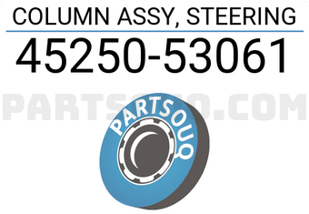Toyota 4525053061 COLUMN ASSY, STEERING