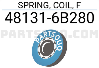 Toyota 481316B280 SPRING, COIL, F