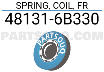 Toyota 481316B330 SPRING, COIL, FR