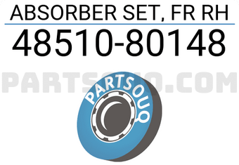 Toyota 4851080148 ABSORBER SET, FR RH