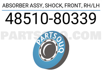 Toyota 4851080339 ABSORBER ASSY, SHOCK, FRONT, RH/LH